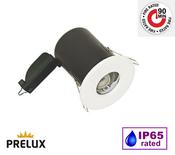 PRELUX Flame GU10 Fire Rated Downlight White IP65