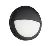 PRELUX VENUS 18W LED BULKHEAD EYELID BLACK 800lm 4200K IP65
