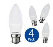 SYLVANIA ToLEDo 5W CANDLE B22 470lm 2700K Non-dim (4 PACK) image