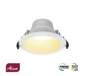 Ansell Vantage 2 Downlight 8W/12W LED CCT 3000K/4000K/6500K White