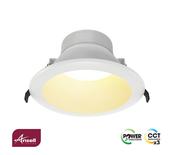 Ansell Vantage 4 Downlight 24W/27W LED CCT 3000K/4000K/6500K White