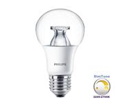 PHILIPS MASTER LEDbulb DT 8-60W E27 A60 CL 2200-2700K 806LM Dimmable image