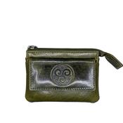 Aisling Coin and Key Purse Green