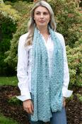 Mini Sheep and Dog Scarf - Aqua image