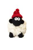 Irish Mountain Sheep with Bobble Hat - Red
