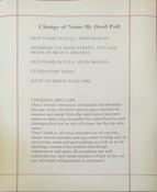 Printed Deed Poll