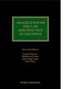 Shackleton on The Law and Practice of Meetings