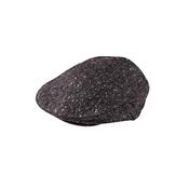 Irish Tweed Cap Donegal Charcoal Black image