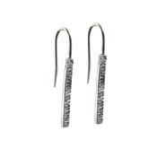 Stone &amp; Sea Silver Straight Drop Earrings