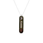 Midnight Oak Glass Pendant