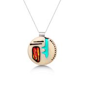 Full Moon Oak Pendant