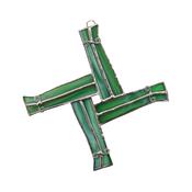 St Brigid's Cross - Stained Glass