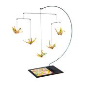 Yellow Swirl Desktop Crane Mobile
