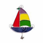 Sailing Boat - Stained Glass