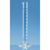 Graduated cylinder, tall form BLAUBRAND®, A, DE-M, 500 ml: 5 ml, Boro 3.3, 2 Pcs. image