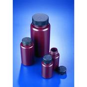 Azlon Wide neck amber bottle, Polypropylene 60ml, 10 Pcs.