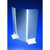 Azlon® Hinged safety shield- 610x590mm HxW, Each image