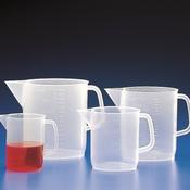 Round Jugs Graduated, PP, 1L, Each