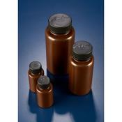 Azlon Wide neck amber bottle, Polypropylene 150ml, 10 Pcs.