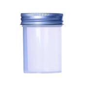 60ml Polystyrene Container, Plain Label, Metal Cap, Sterile, 300 Pcs.
