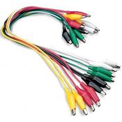 Alligator Clip Leads (Set of 10)
