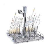 Mixed Injection Carrier For Flasks And Pipettes With Drying System Connection