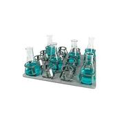 Platform with spring clamps for 16 x 250ml flasks fits PSU-20i and ES-80