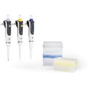 Transferpette® S Starter-Kit Micro: 3 x pipettes (0.1-2.5 µl, 0.5-10 µl, 10-100 µl), 3 shelf mounts image