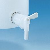 Stopcock, PP, 3/4'' connection, for storage- / aspirator bottles and drums, Each