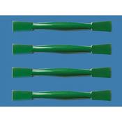 Laboratory spatula, impact PS, 150 mm, double spatula, 10 Pcs.