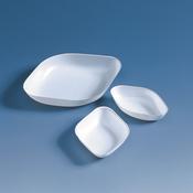 Weighing dish, PS, diamond shape, 25 ml, 80 x 50 x 14 mm, 500 Pcs.