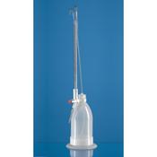 Auto. burette Schilling SILBERBRAND 25 ml, Schellbach, AR-GLAS®, w. PE-LD bottle 1000 ml, Each image