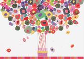 Candy Bouquet Note Cards image