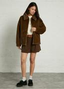 Eco-friendly
New
Suncoo
Faux fur coat - Khaki – DARLING image