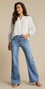 Blouse &amp; embroidery blue multi