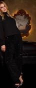 WIDE-LEG PANTS WITH SEQUINS
COLOR: Black image