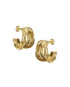 Gold Tova Hoop Earrings image