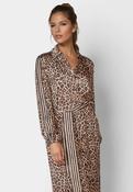 Leopard Print and Stripes Dress image