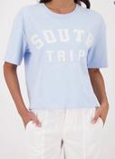 New short sleeved sweat shirt in light sky image