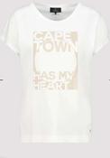 NEW T-SHIRT WITH LETTERING IN OFF WHITE image
