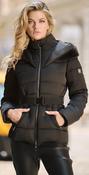 QUILTED JACKET WITH A WAIST BELT
COLOR:BLACK image
