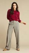 Fuzzy Puff sleeve Ruby