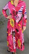 Silvano jersey dress in ruby tropical image