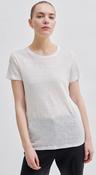 Peony O-Neck Tee white
