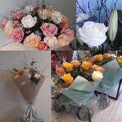 Mixed Colored Roses – Vibrant Elegance Bouquet - Fresh Flowers - Lily Bloom florist Ltd image
