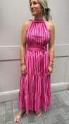 Heidi Pink Stripe Dress