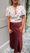 Harper Burgundy Skirt