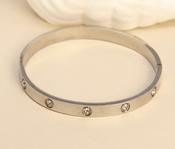 Fay Silver Tone Bangle