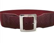 Kim Burgundy Belt