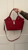 Kylie Suede Bag Burgundy